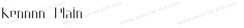 Kennon Plain字体转换